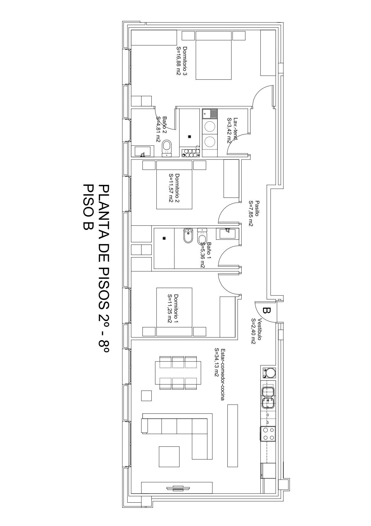 plano de piso en venta en a valenzá