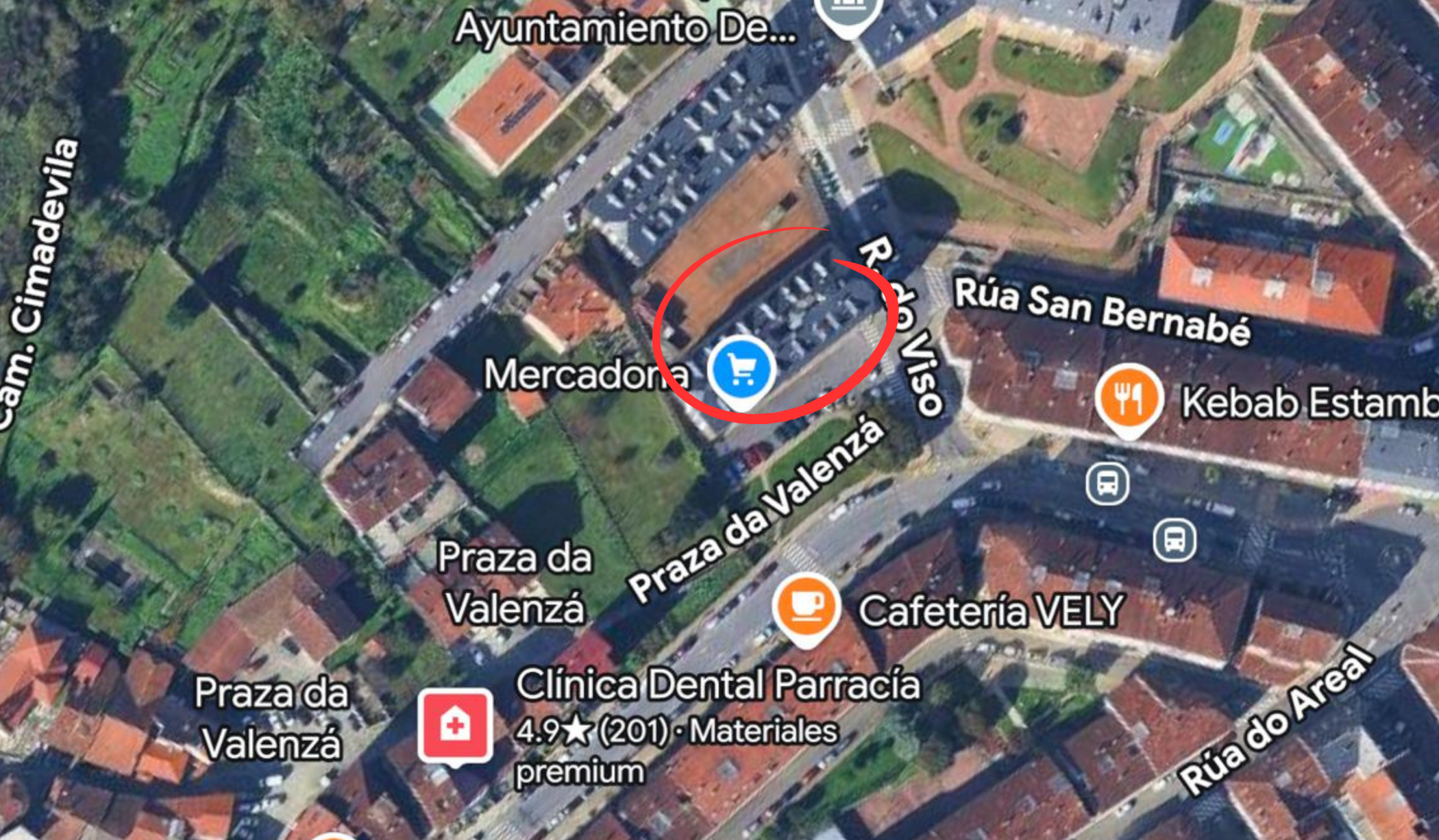 ubicación de plaza de garaje en venta en a valenzá